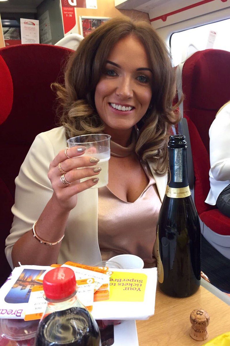 natalieboult1's tweet photo. Thanks for the birthday bottle 🍾 @lewis_bloor @MarnieGShore join us for a glass 😘 https://t.co/H7p2PSRZv1