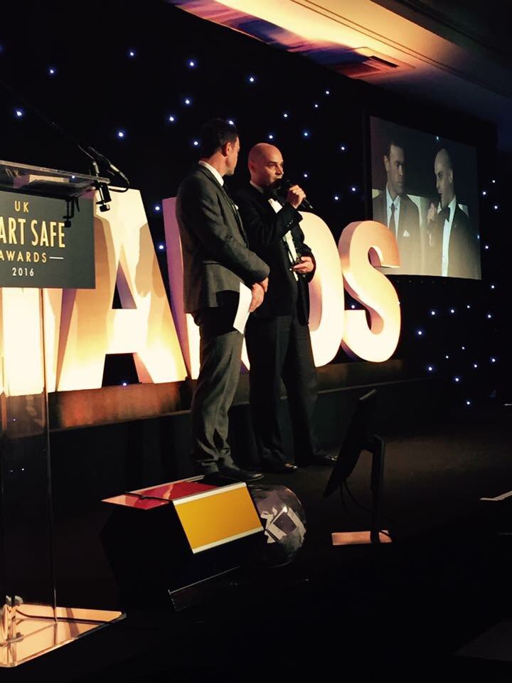 Milliestrust's tweet image. Dan had a great night at the #UKHeartSafeAwards in Manchester last night and brought home a special recognition award. Well done #MTteam