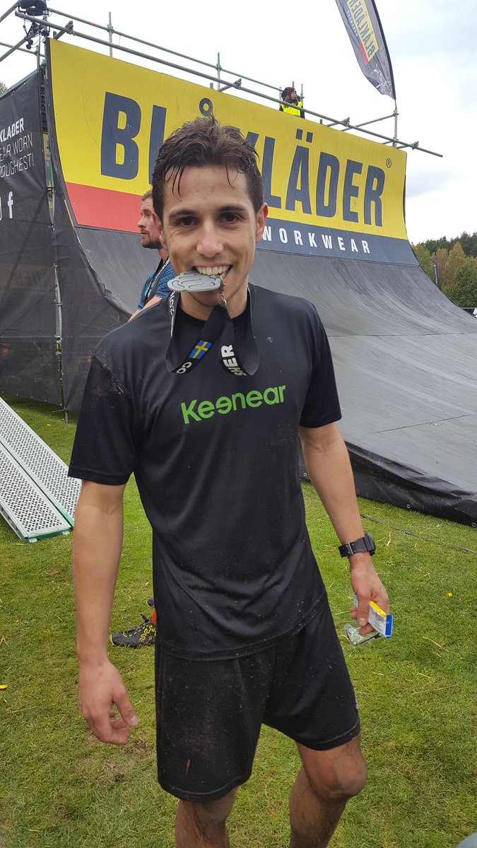 keenears's tweet photo. Vi gratulerar André François, #87, i Keenear-flag på #toughest Göteborg som precis genomfört  sitt lopp  med den imponerande tiden 0:59:38. https://t.co/beUsuwmPQx