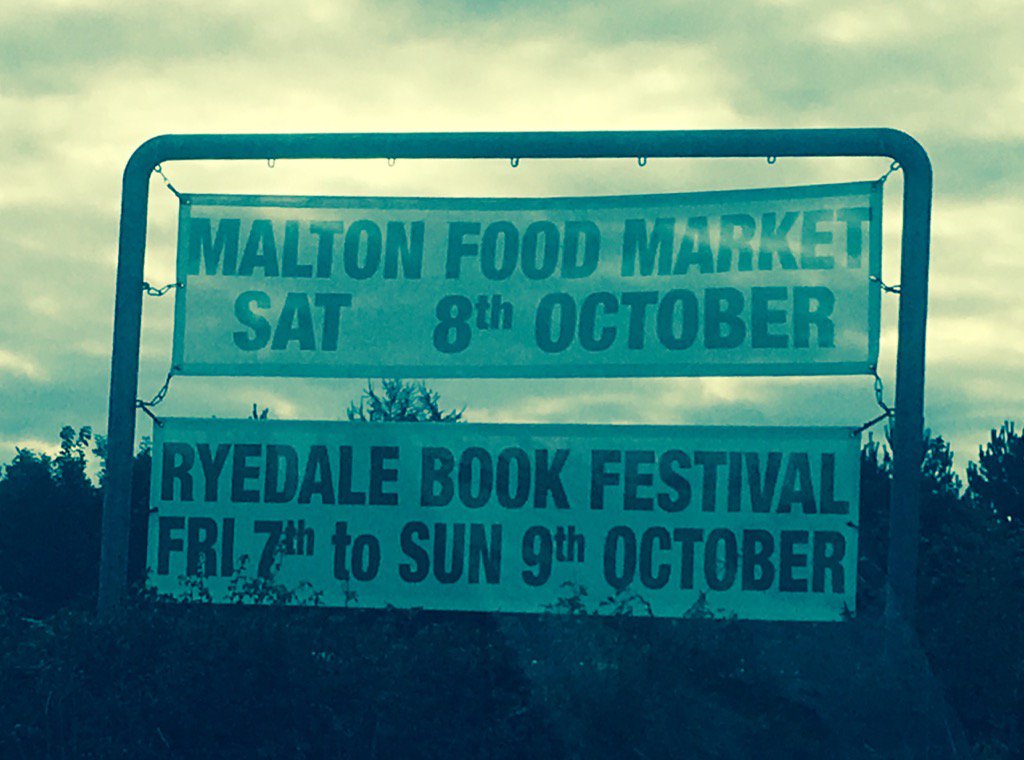 Lots happening in Malton today - 5.30pm in the old town hall FREE concert. <a href="/RyedaleBookFest/">RyedaleBookFestival</a>