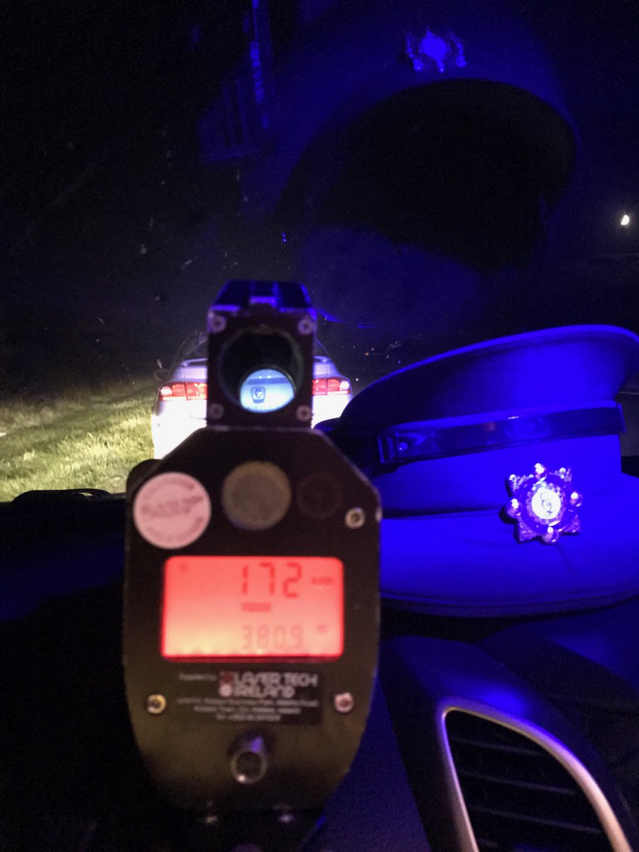 GardaTraffic's tweet photo. Fermoy Traffic Unit detected 172kph on M8 last night. Heavy traffic at the time. Summons for dangerous driving to follow. Please slow down https://t.co/pVQGcdMzDT
