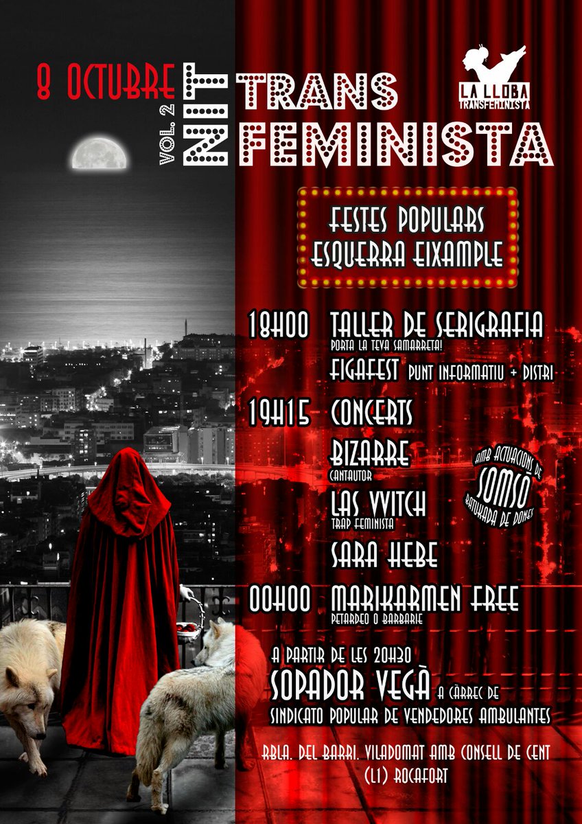 Esta noche, cena vegana cocinada por <a href="/sindicatomanter/">✳️ Sindicat Manter BCN</a> y <a href="/TrasLaManta/">Tras La Manta</a> en las ollas de <a href="/ComissioCuina/">Comissió Cuina BCN</a> en noche #TransFeminista <a href="/ASSEsqEixample/">Esquerra Eixample</a>