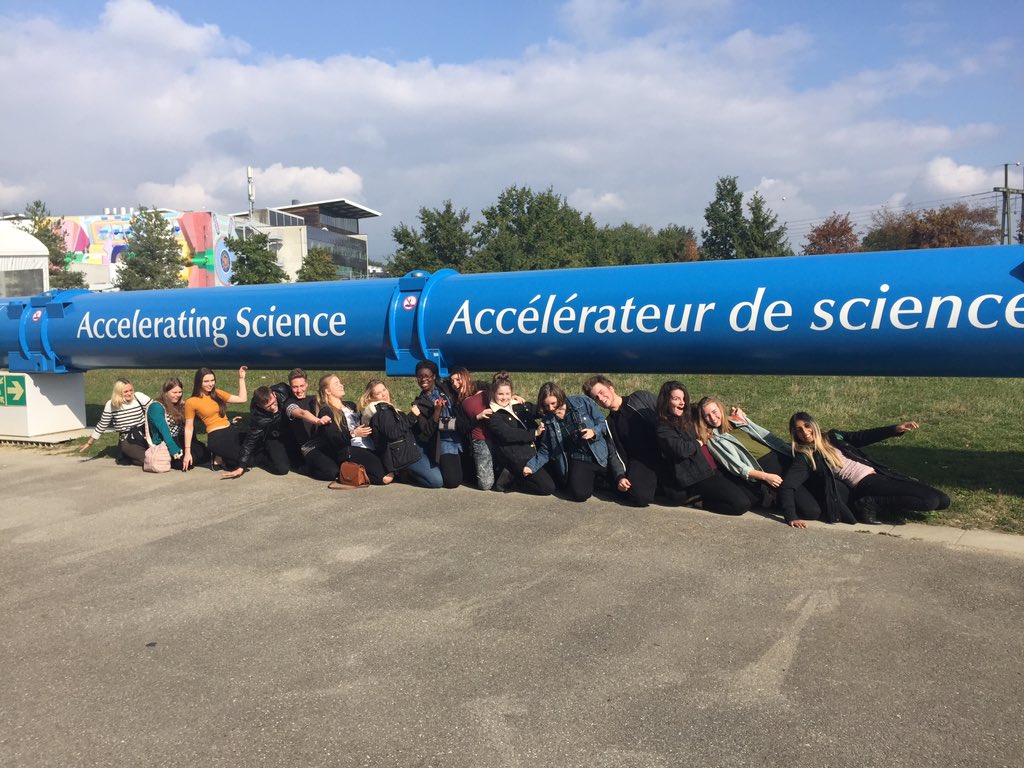 SouthfieldSci's tweet photo. Who says we don't accelerate our students at Southfield?! #CERN2016 https://t.co/FWZEuYwaUL