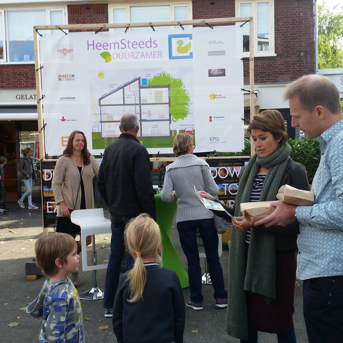 De duurzame route door Heemstede is begonnen!  Start Raadhuysstraat 56A