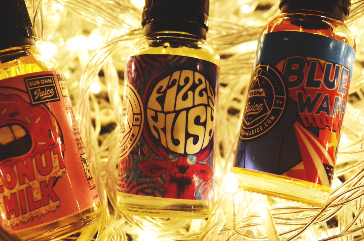 Fizzy Kush - sweet candy  gummy bears &amp; cola bottles.
For vape shop wholesale prices email - sales@subohmjuice.com
#subohmjuice #fizzykush
