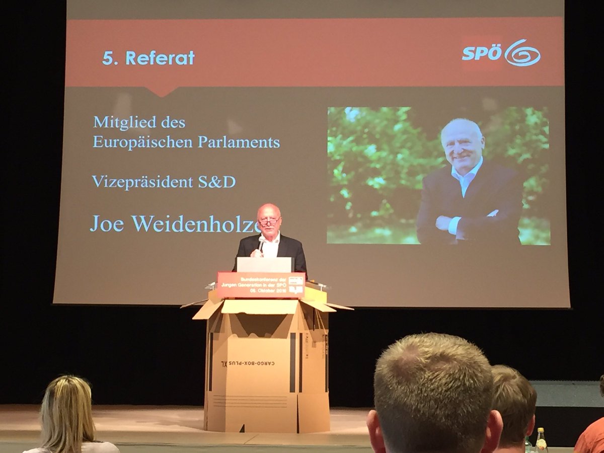 Schwingi79's tweet photo. #jgbuko16 Joe Weidenholzer 'Innenpolitisches Profilieren auf Kosten des Gemeinsamen gefährdet Europa' https://t.co/bInNhRNguH