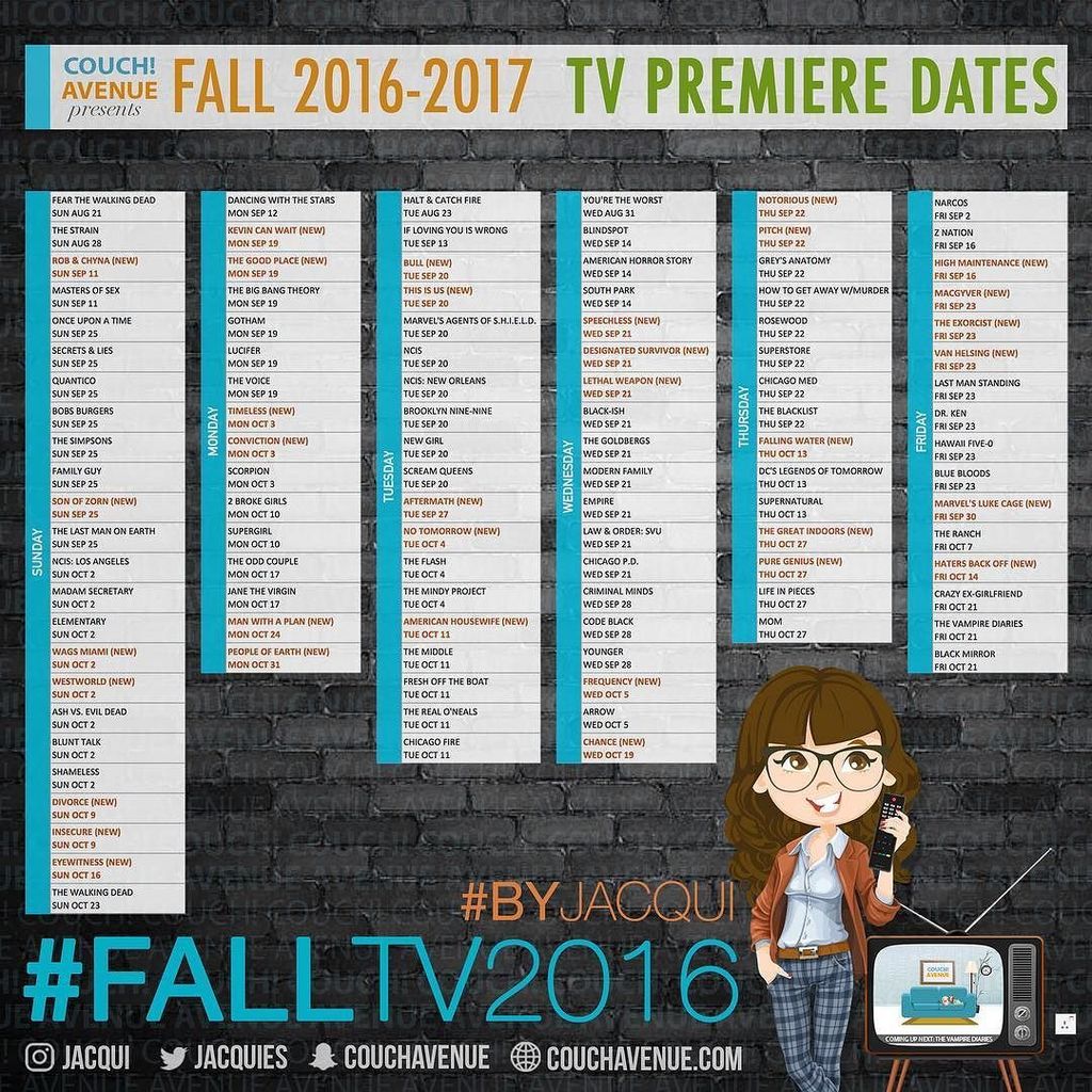 Jacquies's tweet photo. I've been insanely late and procrastinating for so long but the #FallTV2016 list is now li… https://t.co/YeVayogFor https://t.co/LxMDP8Jj3X