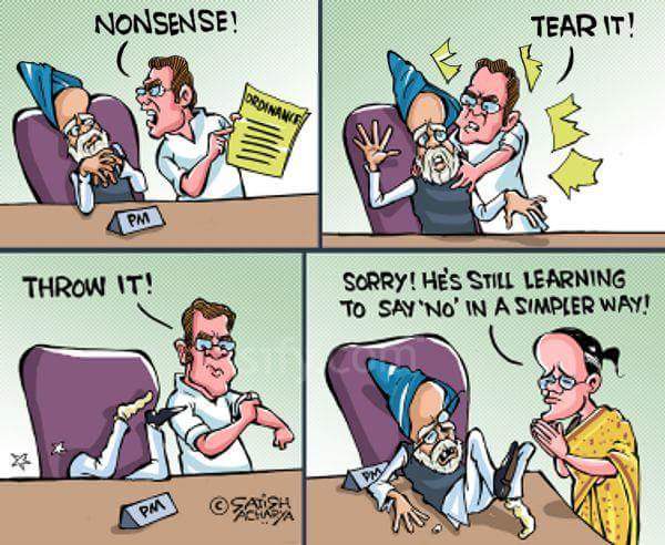 SJVatsal's tweet photo. #Toon-"Discard Congress- #Pappu-
Still learning to say NO..(#AirForceDay
#Modi #India #SaluteIndianArmy #IStandWithForce #IndianAirForce ) https://t.co/oaqwSUDnzn