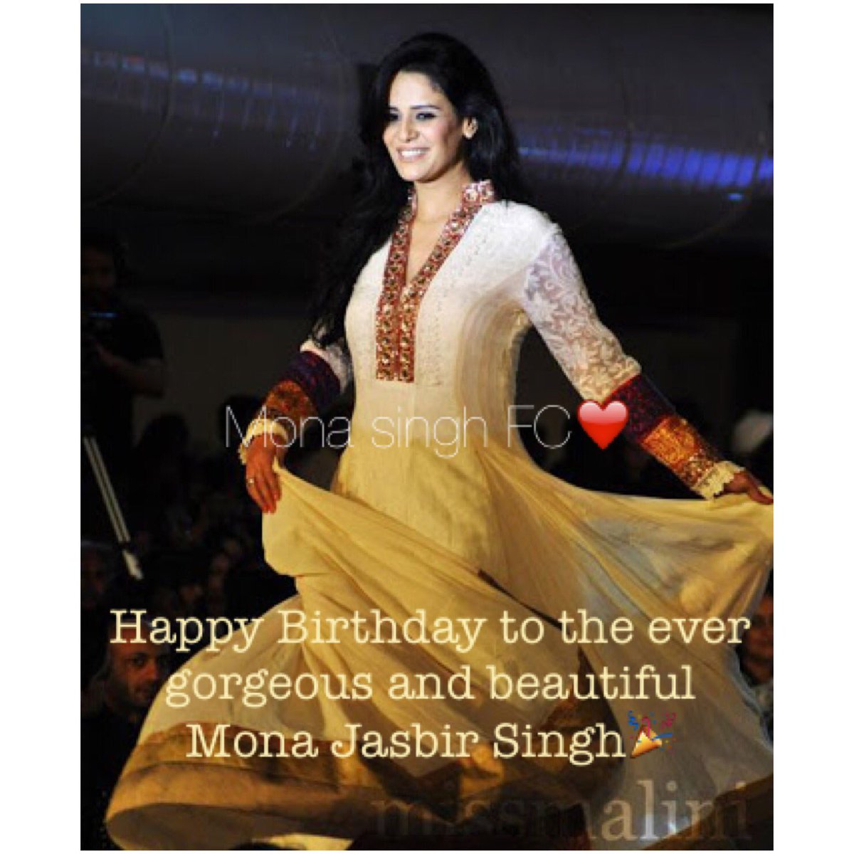 Wishing Mona mam a very happy birthday on behalf of all her fans🎉..for more updates follow us on instagram <a href="/monasinghfc/">Mona Singh</a>