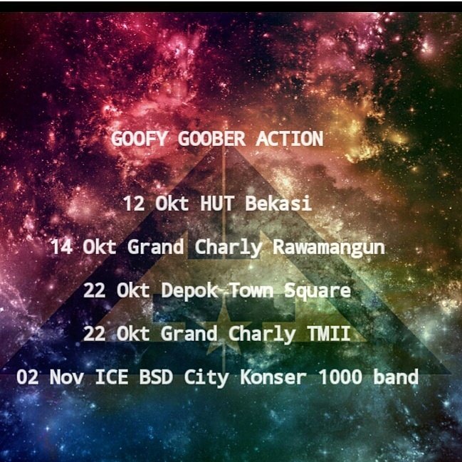 Goofy Goober Action di bulan ini .. see you Goobs 😉