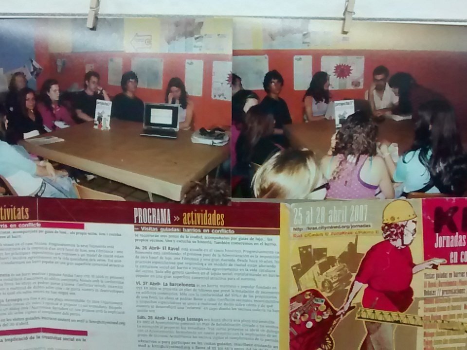 lafundicio's tweet photo. En 2007 lxs alumnxs presentaron #projecte3 en @RAIassociacio durante las jornadas KRAX de creatividad social en conflictos urbanos https://t.co/Vi4tcQHxYX