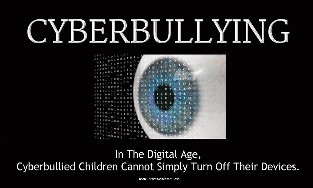 TheiPredator's tweet photo. #Cyberbullying #MobileDeviceSafety #iPredator (1000x600px) Image-Free to D/L, Edit for Edu. Purposes. iPredator Inc. New York, USA https://t.co/1wil5eTSdj