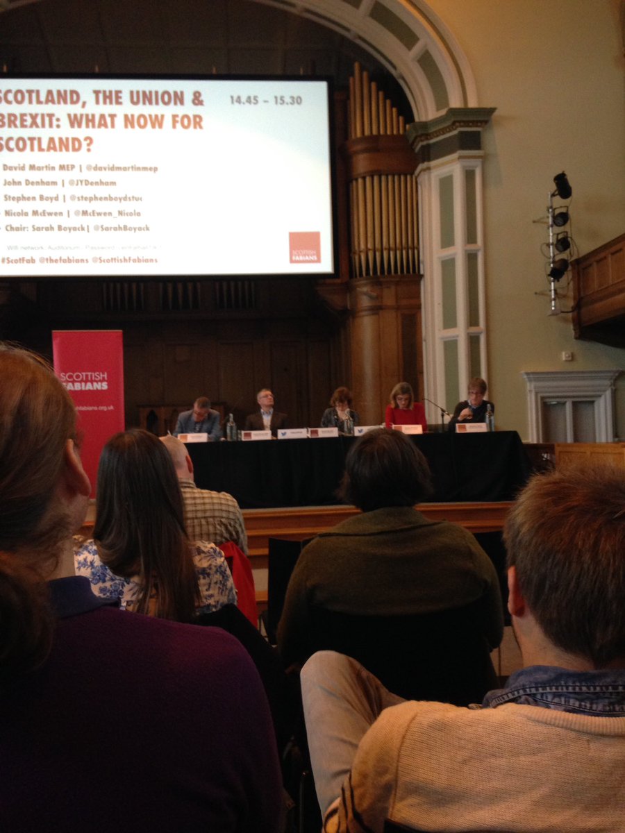 ScottishFabians's tweet photo. At @ScottishFabians conference, Prof @McEwen_Nicola reminds Scots that federalism is not just about home rule but also shared rule. #ScotFab https://t.co/KTAS5BKRfe