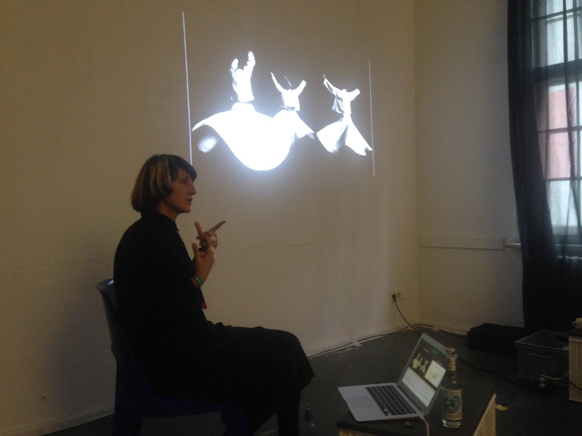 retuneberlin's tweet photo. How to merge #poetry with #code by @CUCCURUCU Don't miss the screening of her works today at @ilKinoBerlin ! #PublicSessions #Retune16 https://t.co/6wByoClTKc