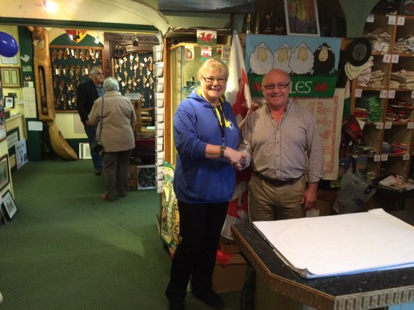 CityHospice's tweet photo. #CastleWelshCrafts have been amazing thank you so much Bob and staff #Cardiff for support. Great day #BagsofSupport https://t.co/EYSLIQCm4C