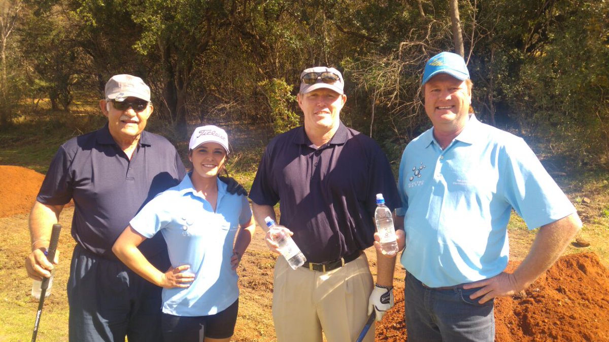 electrowatersa's tweet image. Electro Golfing with Bok Legend Jannie de Beer