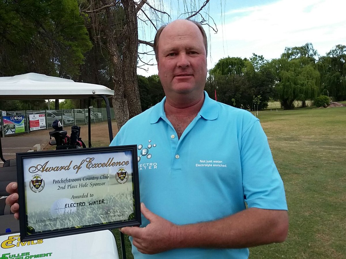 electrowatersa's tweet image. Another golfday award