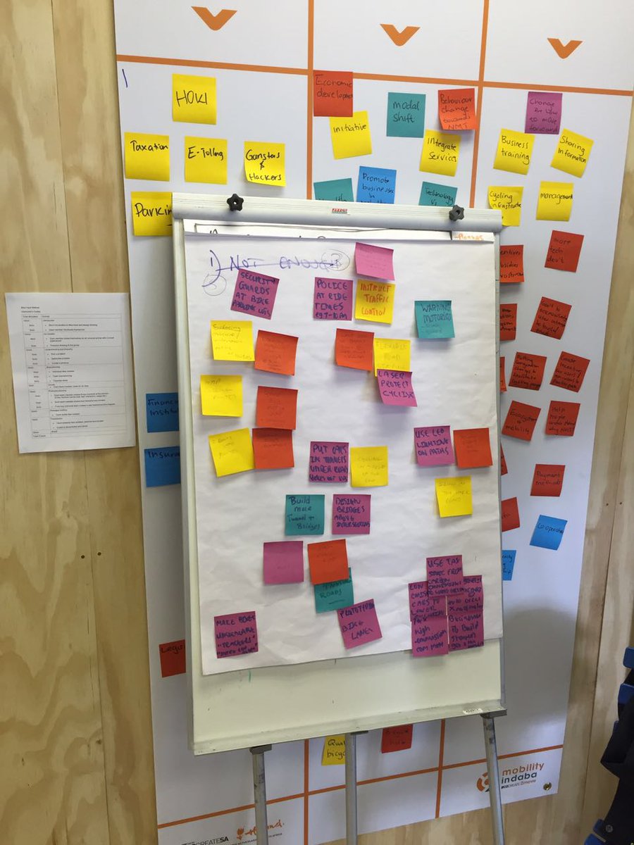 BikeHackCT's tweet image. Hack#1 done. Next hack will start at 13:30. Join us at Kenilworth Racecourse #coCreate2Move #designthinking #2Move