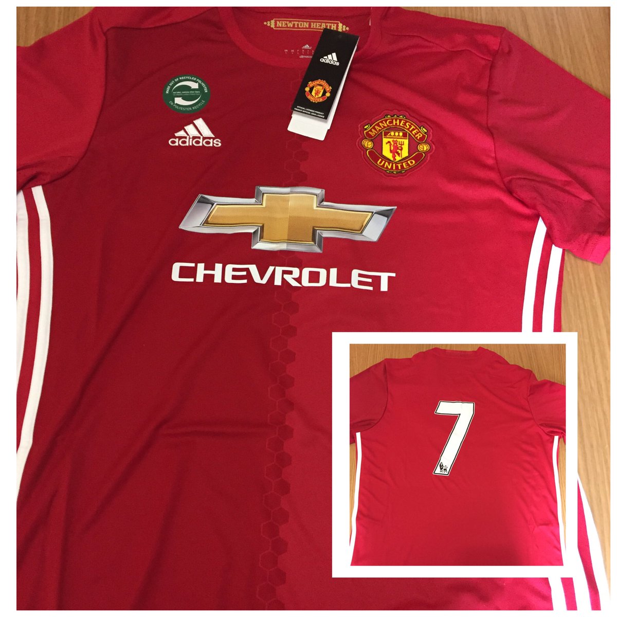 SaschaKindred's tweet photo. A nice 🎁 in the post this morning from @ManUtd shall I wear it at my homecoming today or my Rio tracksuit. Dilemma. #7Golds #LegendsNumber https://t.co/9ObnjhYhzW