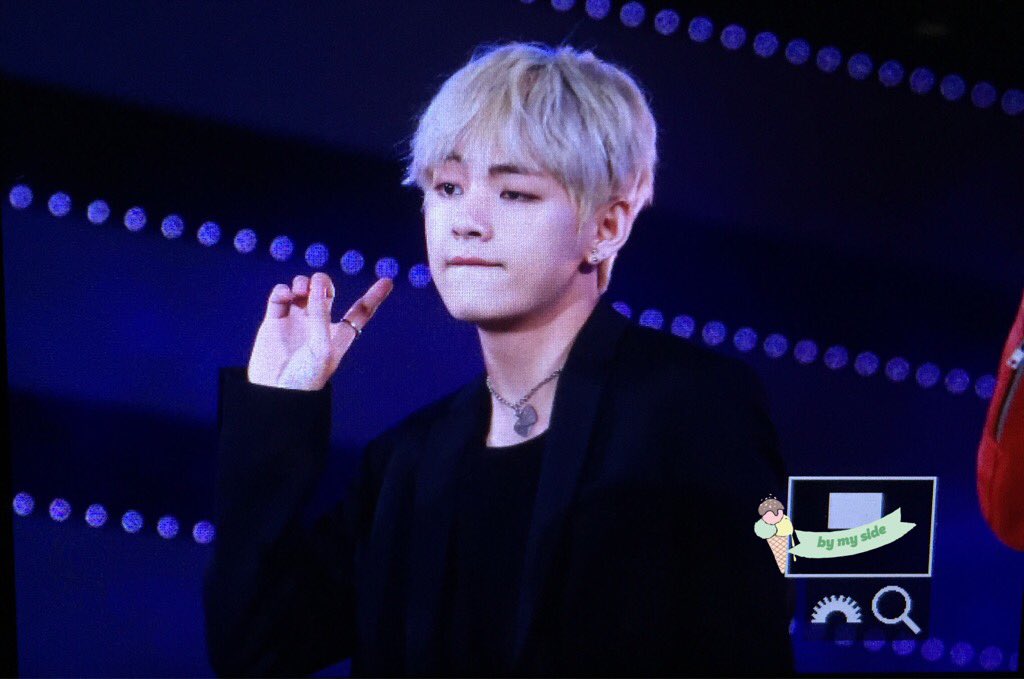 V to Kim Taehyung real quick