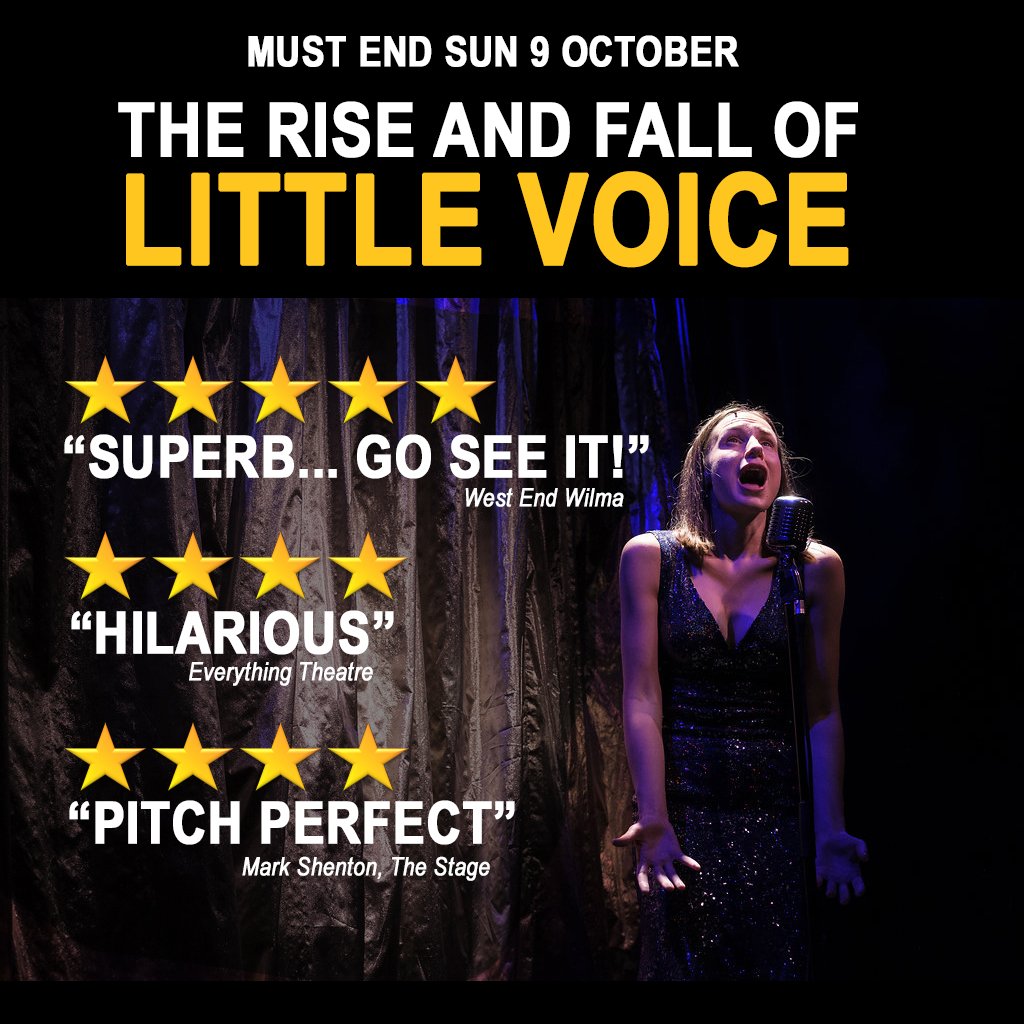 GreenwichTheatr's tweet photo. Only three chances left to see The Rise And Fall Of Little Voice! 2.30 &amp; 7.30 today, 6pm tomorrow. Don't miss out! https://t.co/uUCqyjh82L https://t.co/9ubXvhgGE1
