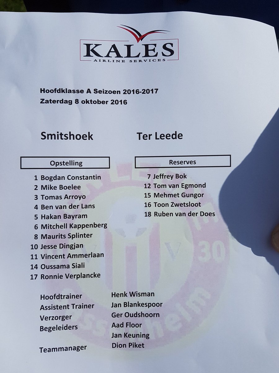 Ter_Leede's tweet photo. Opstelling Ter Leede uit bij Smitshoek #smiter https://t.co/HGr8fXHdgF