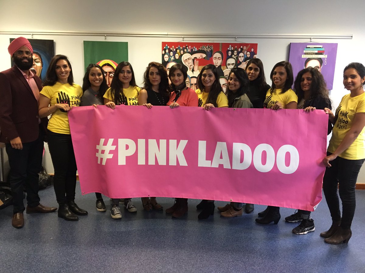BintiPeriod's tweet photo. Supporting our sista's at #pinkladoo and @RehalKully wirh their Project. #smashshame #futureisfemale #funkybaba https://t.co/tv6BxvXCwR