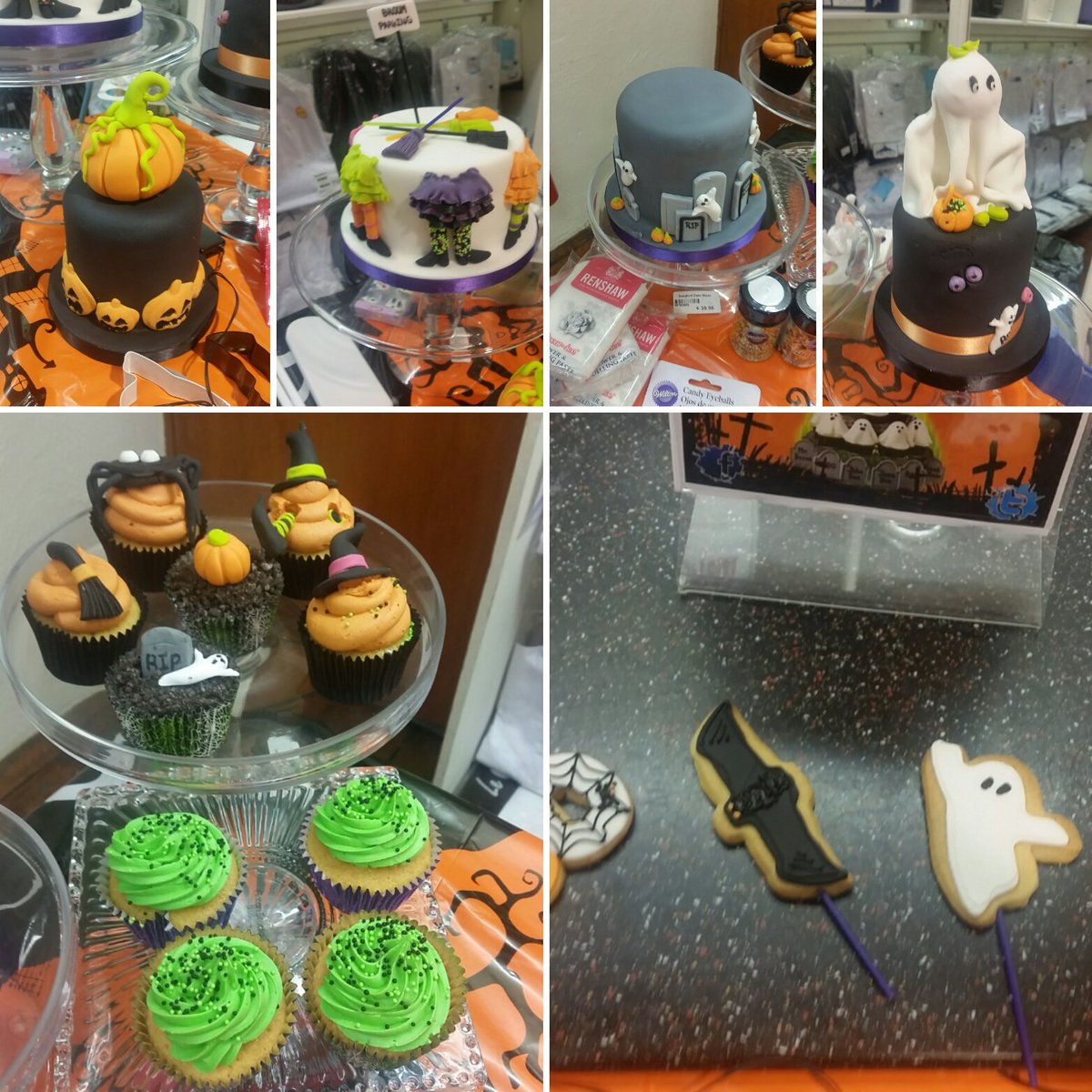 Our Halloween demo is in full swing. Check out some of the amazing cakes
#Halloween #cakedecorating #Amazing