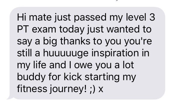 It's 1 thing to inspire people to get in shape..but to change their entire career &amp; life path 😱..I have no words..good luck @the360pt 💪🏻