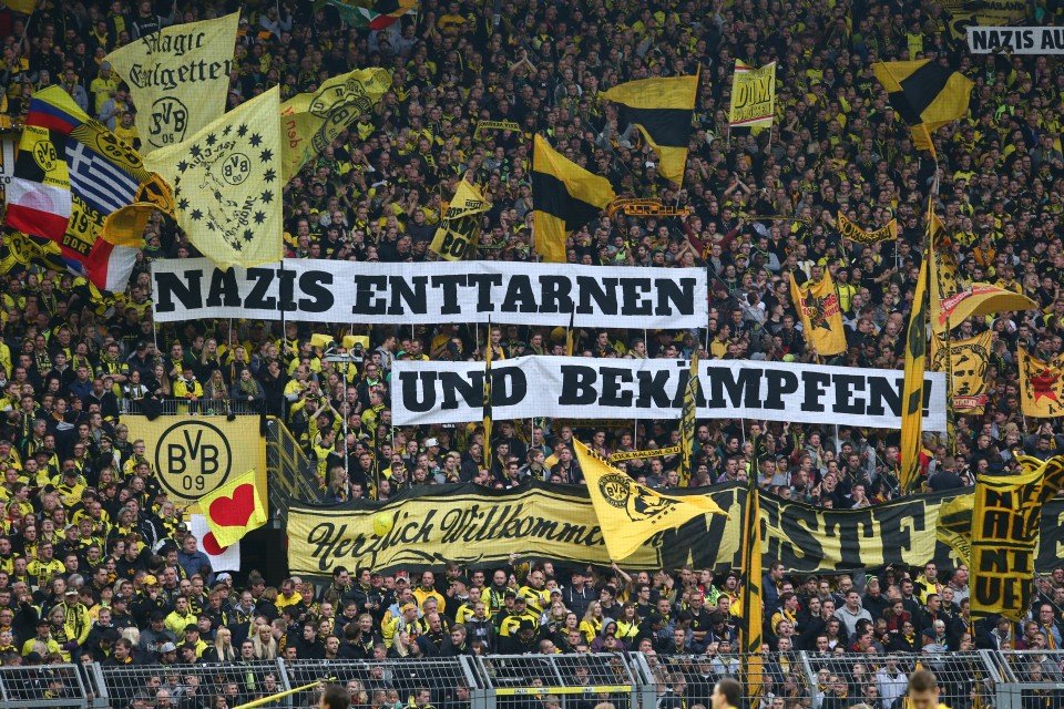 Kein Bock auf Nazis – weder im Stadion, noch in der Stadt. #nonazisdo #bvbnazifrei