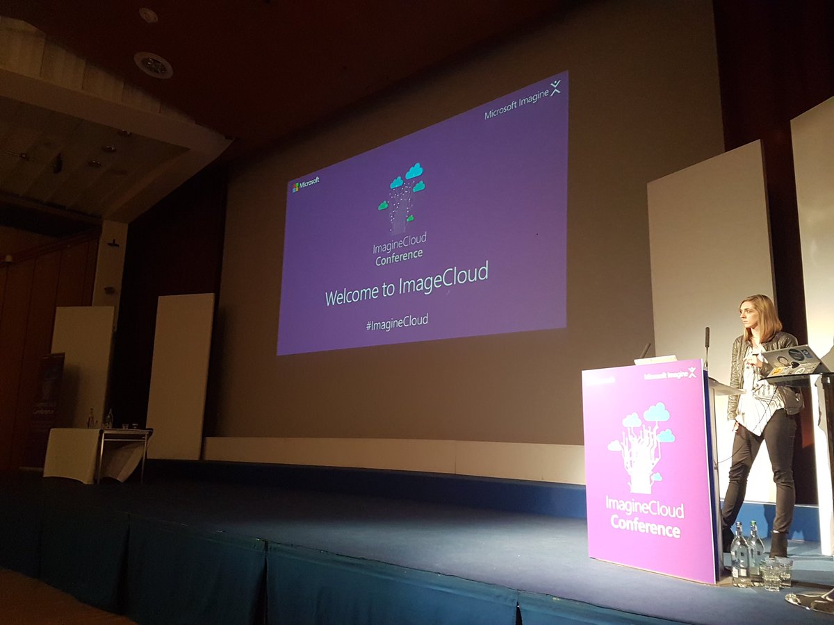 Amy Nicholson talking about Machine Learning and the Jupyter notebook at Microsoft Imagine Cloud Conference. #imaginecloud