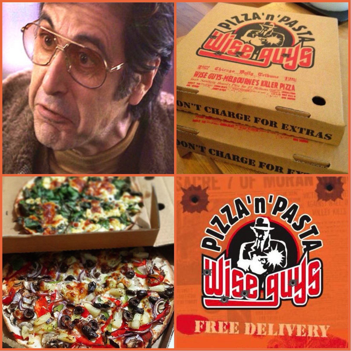 WiseGuysPizza's tweet photo. Have you tried #Melbourne's killer #pizza? 🍕 Forget about it... Call the Wise Guys and #order now! 9694 2400 – https://t.co/dGsZD5TxK8 👌 https://t.co/NCZB60lepb