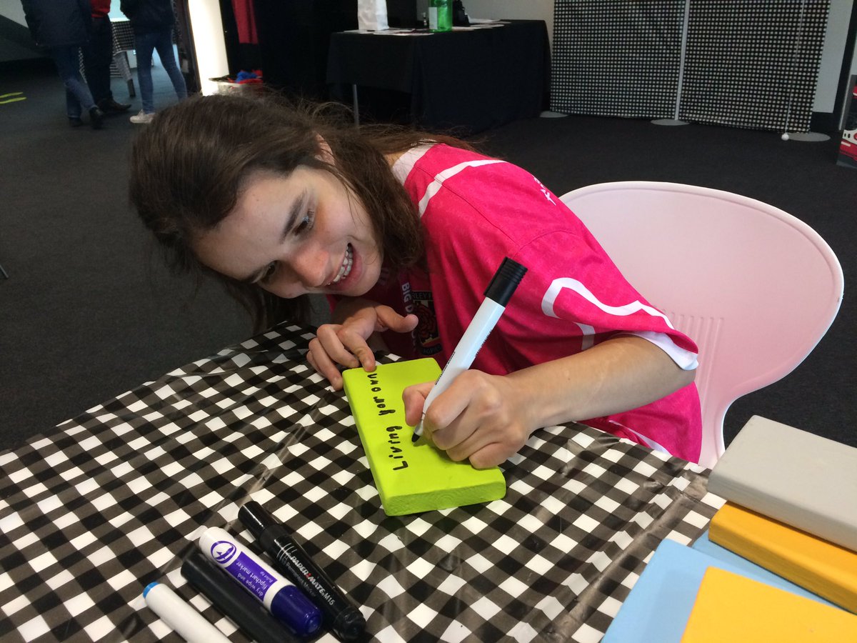 GoldenLaneHouse's tweet photo. Georgia says 'living your own life' #independence #MencapBigDay @newtreescentre @mencap_charity https://t.co/5tO5wAQpFv