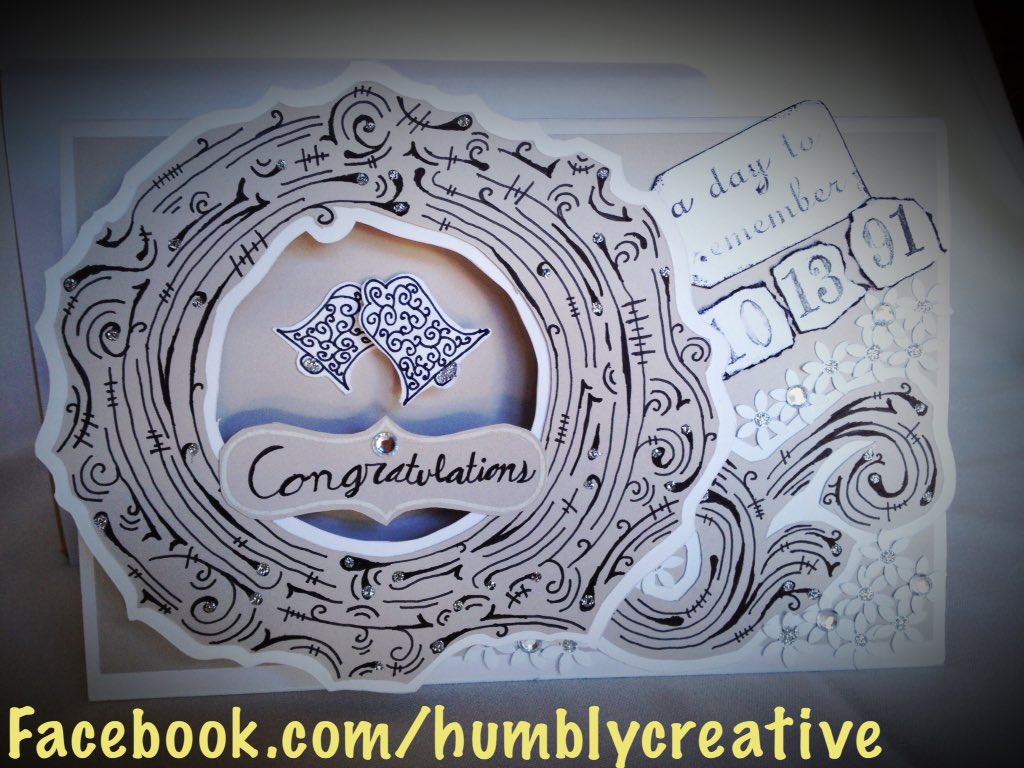 HumblyCreative's tweet photo. Elegant dimensional pop-up anniversary card. All original designs by yours truly. #handmadematters #humblycreative #imakeprettythings https://t.co/HIsyvwBY1r