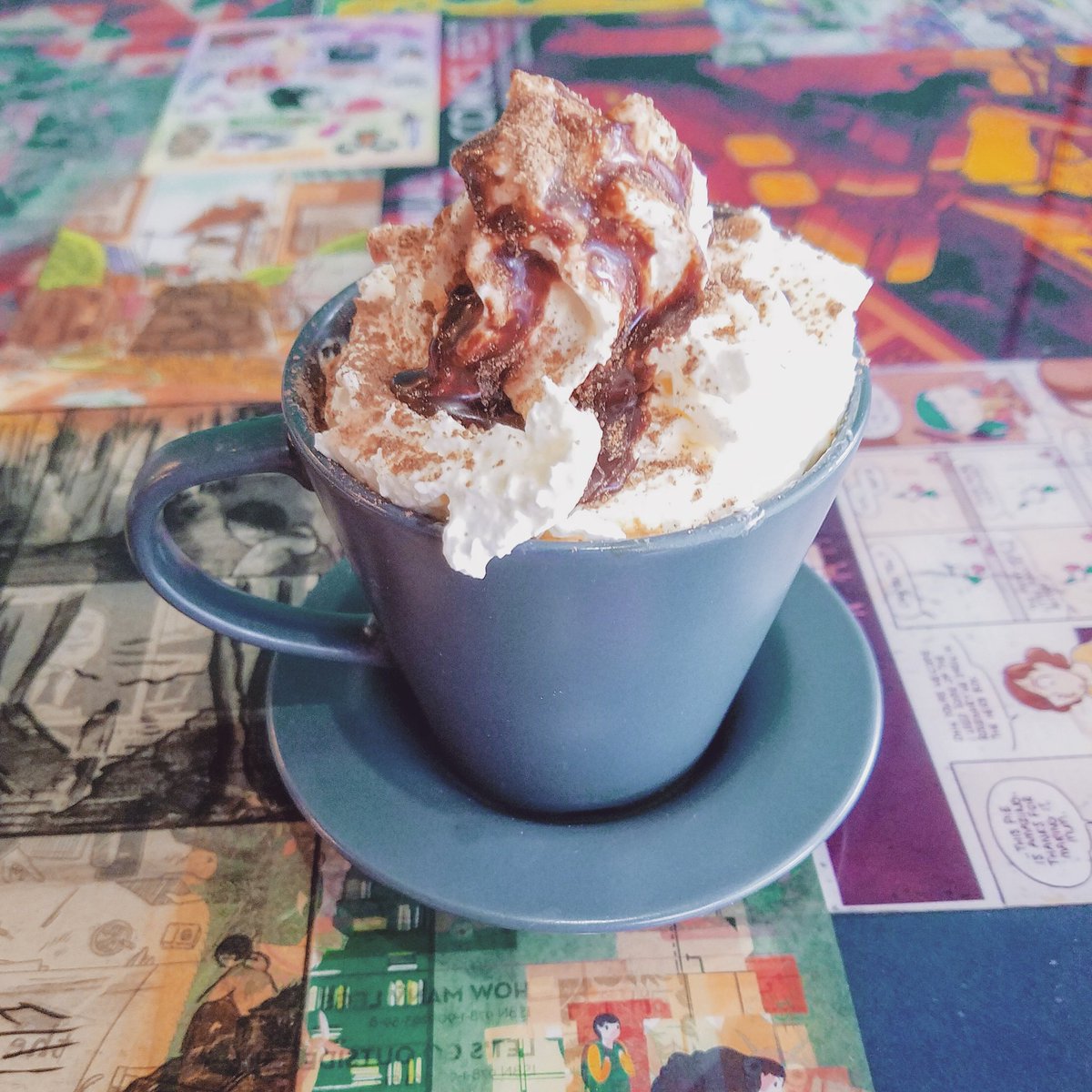 SpritelyBean's tweet photo. Try our special of the week, Black Forest Espresso Delight. A wonderful blend of chocolate, cherry &amp; espresso topped w/ whipped cream! https://t.co/nsjjFbyTEW
