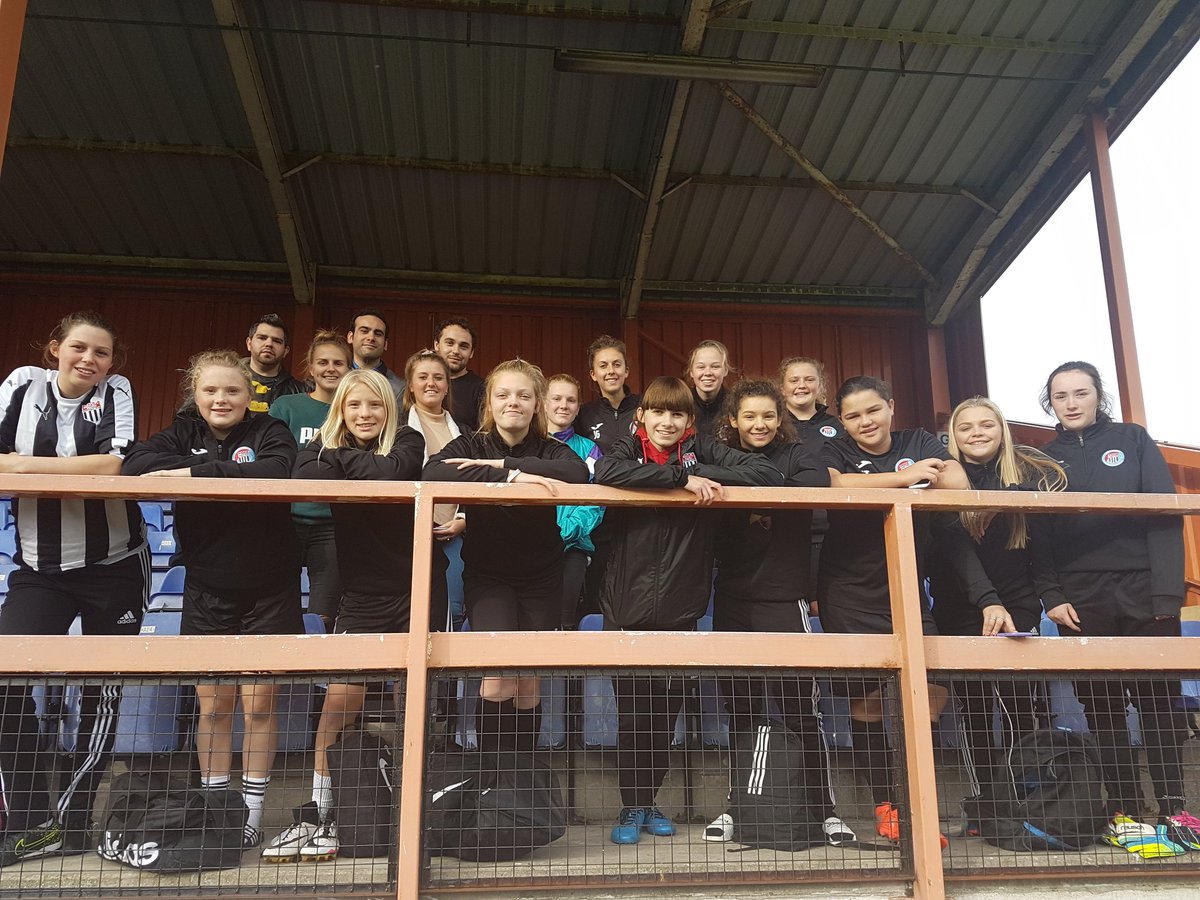 Great to see our Twerton Park Family Stand filled out with our Foundation Girls Football squad and Women's Futsal Squad #onefamily
