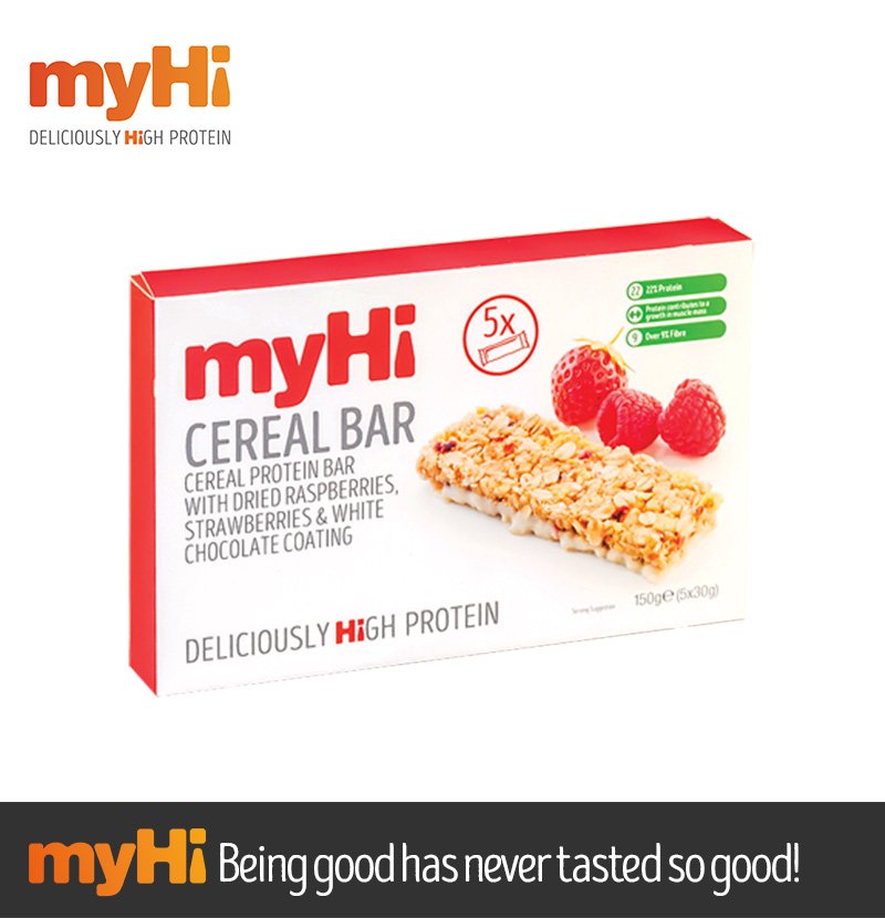 myhiprotein's tweet photo. Need a pick me up? Try myHi Raspberry &amp; Strawberry Cereal Bars. https://t.co/Cytskg0Ksz https://t.co/92MsvoDIXe