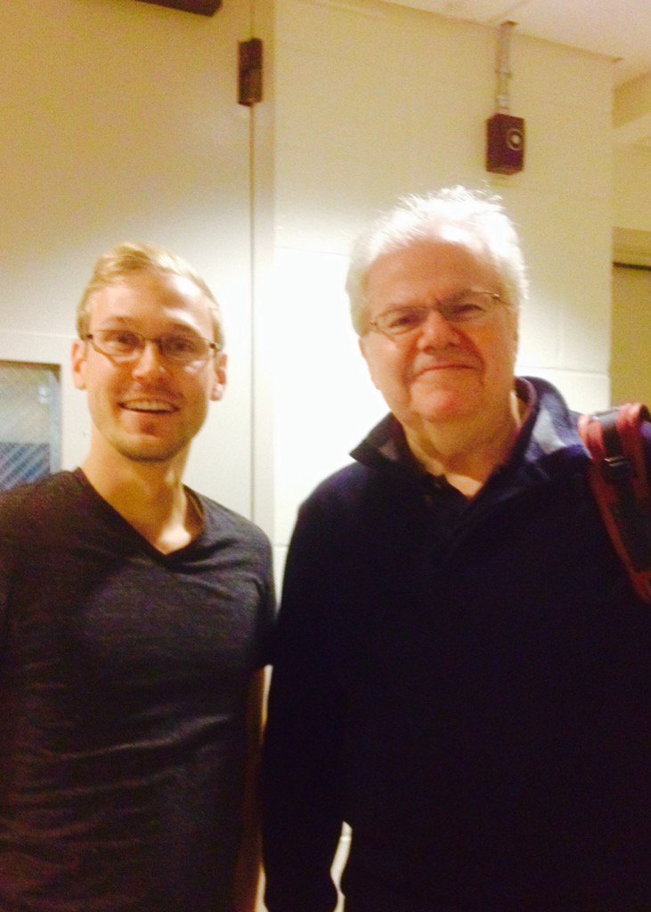 jpwoodward13's tweet photo. So fun to work with @EmanuelAx here at the #nsorch. He played Beethoven 1st piano concerto magnificently @kencen https://t.co/mLhjU2fhDy