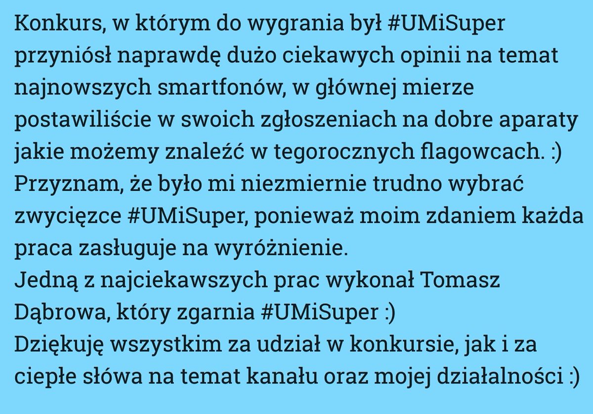 SRTV_PL's tweet photo. Są wyniki konkursu, w którym do wygrania był #UMiSuper :) https://t.co/P3sRoHsoqR