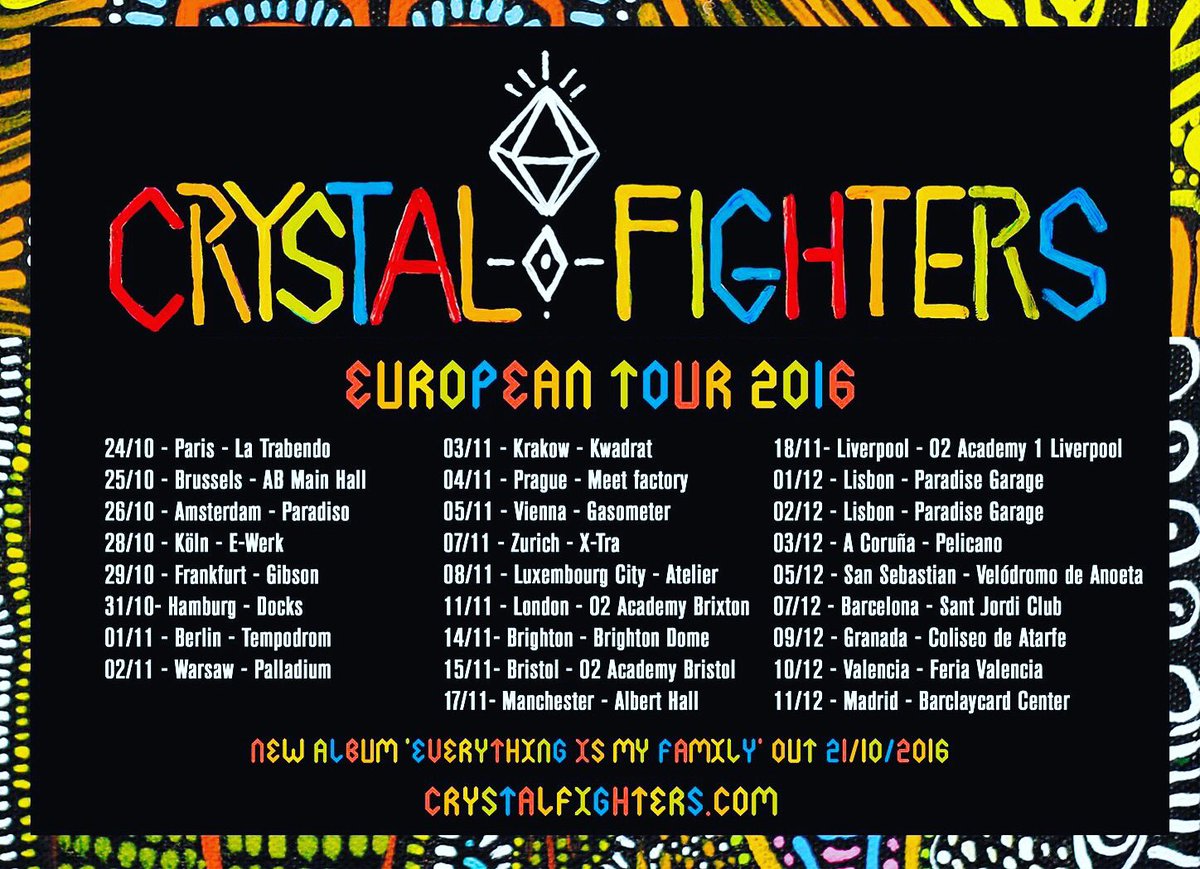 crystalfighters's tweet photo. ⭐️️ Competition ⭐️️ Win 2 x Tickets to any show on our tour 🙏 Just ReTweet this + @ a friend you would go with ❤️ https://t.co/wFWLIkDsAP https://t.co/4g1h0xS22k