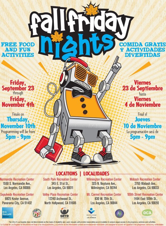 LAPDOVB's tweet photo. Have you joined in on all the fun @ #FallFridayNights ? Come joins us every Friday for free food and fun activities for the whole family! https://t.co/ySV8LLbWcr