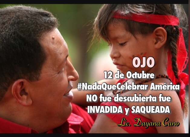 CanoDayana's tweet photo. #12deOctubreNadaQueCelebrar #ResistenciaIndigena https://t.co/srAy3rXwrh