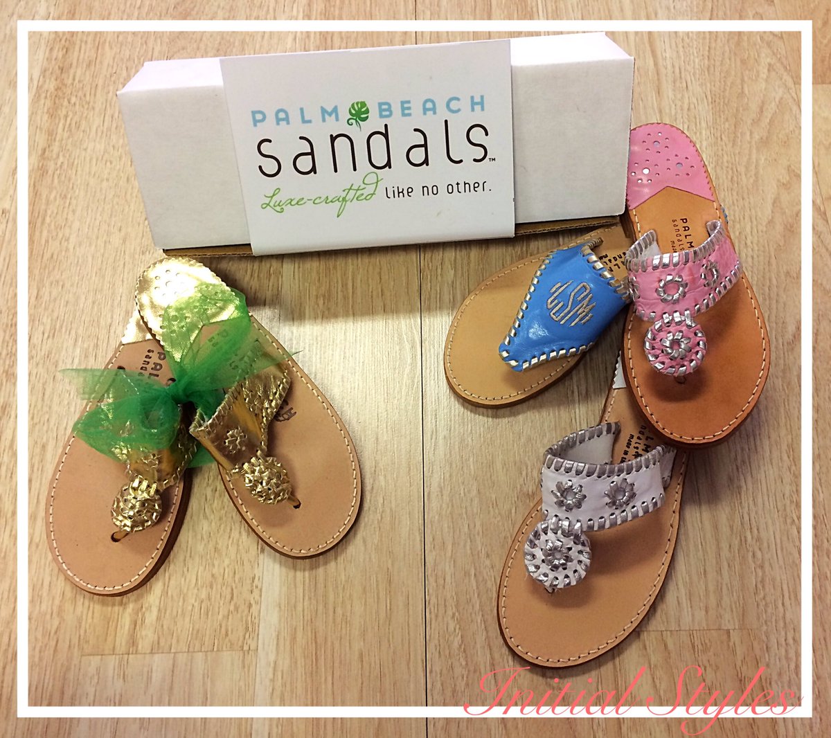 InitialStyles's tweet image. Don't forget! Order your Palm Beach Sandals before October 15th and get them in time for Christmas, they make the best holiday gifts!
