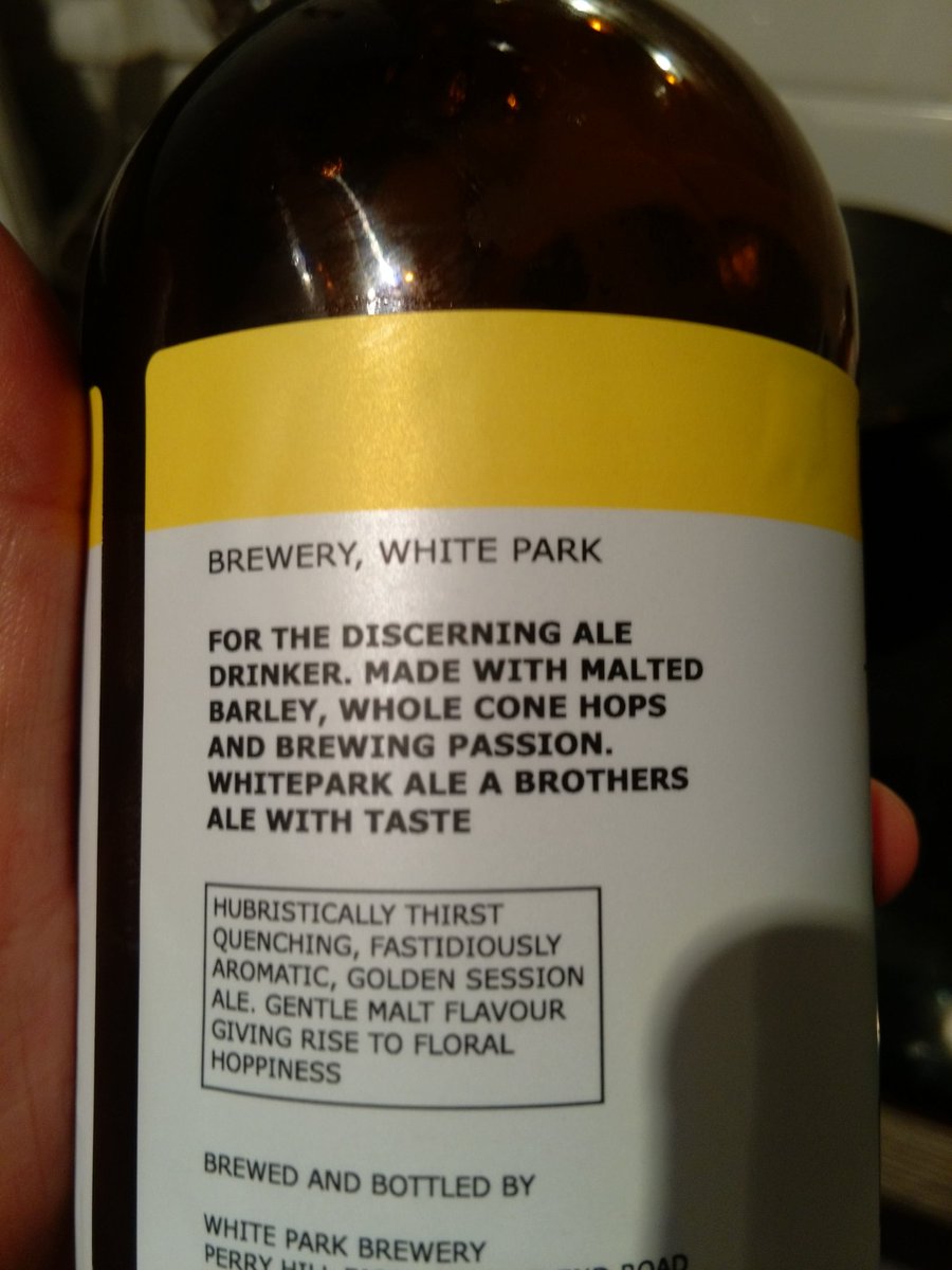 GoodBeerTweet's tweet photo. Local session brew to pair with my daughter's chilli

@WhiteParkBeer White Gold 

#RawHopTalk https://t.co/fqNQ6jIkwL
