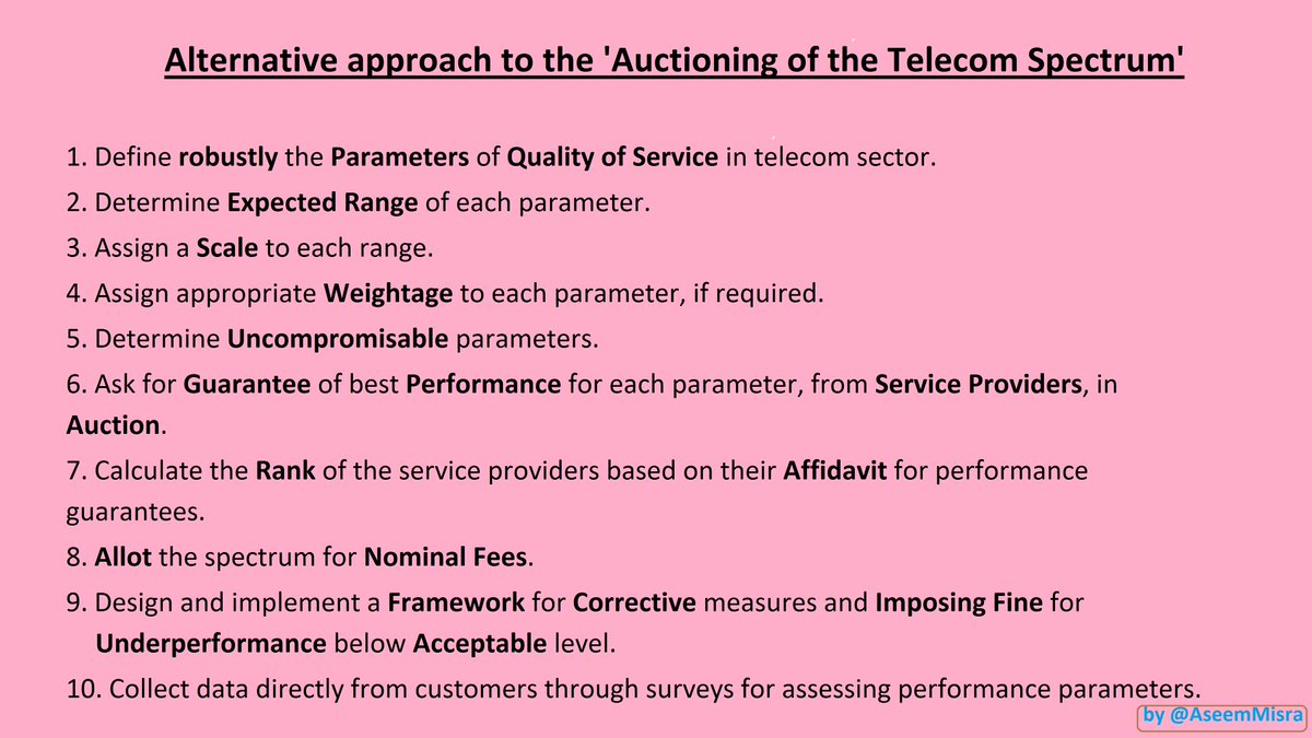 AseemMisra's tweet photo. #MetaAuction
may be an alternative to
#Auction-ing of #telecom #spectrum
For #optimum benefits to the #society, #economy and #environment. https://t.co/eWiJS0ePrM