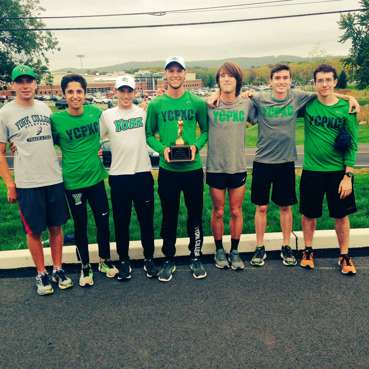 YCPXCTF's tweet photo. #ycpxc men place second as a team in the varsity race https://t.co/zPLbETFMoJ