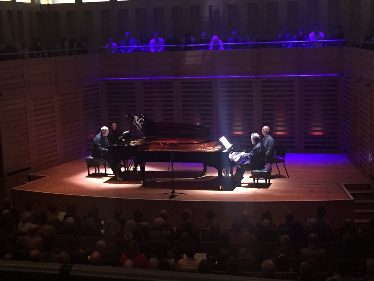 LondonPianoFest's tweet photo. Ronan O'Hora and Martin Roscoe kick off the evening! #TwoPianoGala #LPF2016 https://t.co/2IYeJRGhJX