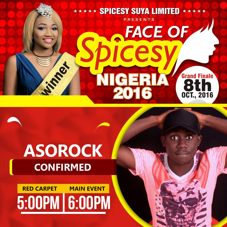 Asorockcomedian's tweet photo. #faceofspicesy2016  Asorock confirmed!!!!!! https://t.co/iJTdxjCNKW