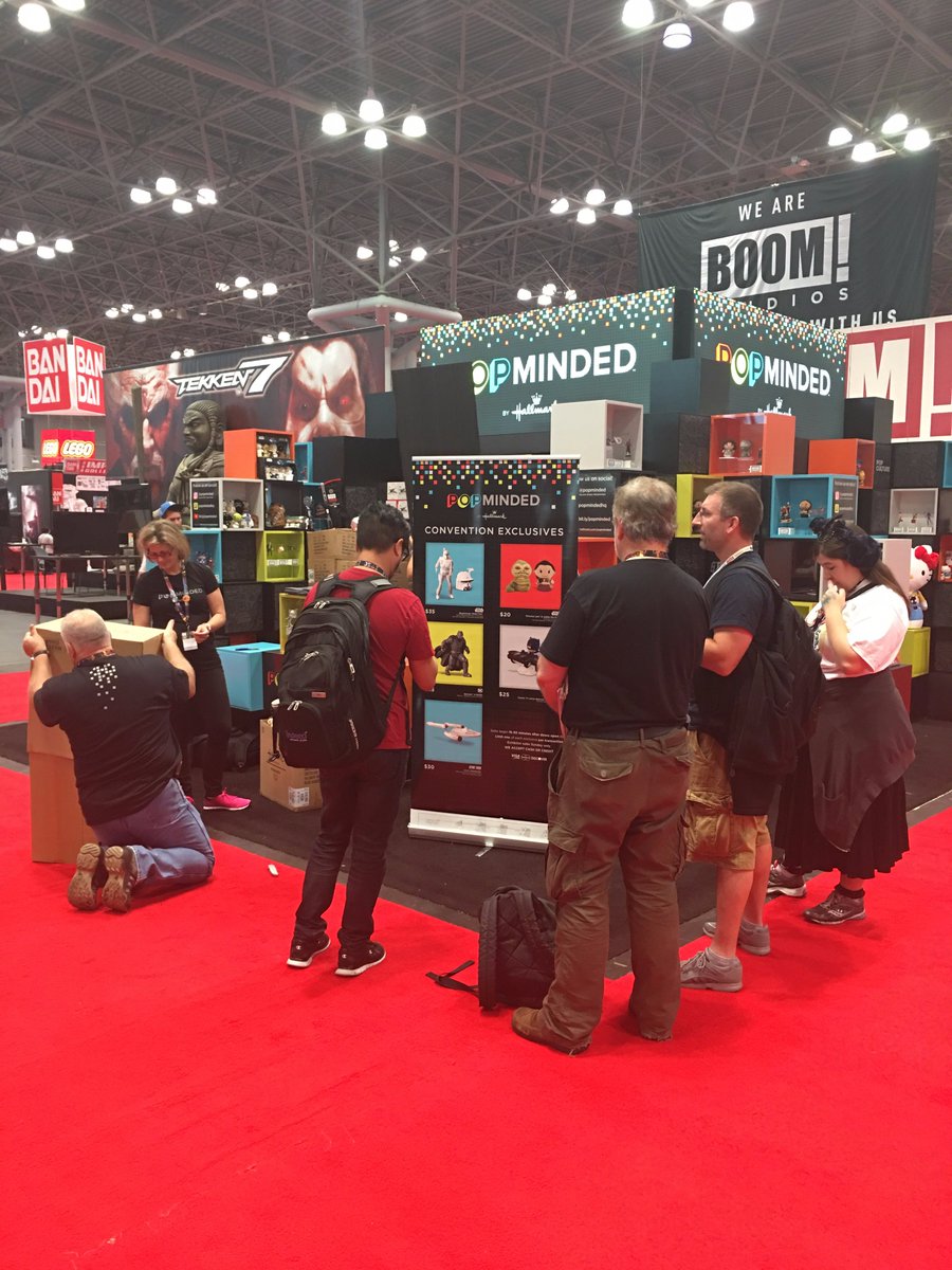 Hallmark's tweet photo. We're on the scene here for day 3 at @NY_Comic_Con! Stop by booth 1920 for your New York #ComicCon exclusives! #PopMinded #NYCC https://t.co/YD2tLepu7l