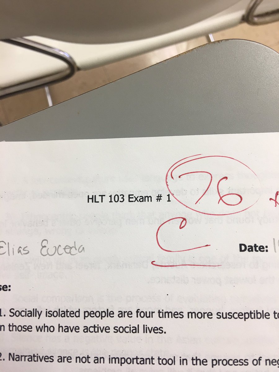 E3cubed's tweet photo. One thing high school successfully taught me was how to make good guesses I missed two weeks of class and we had a test on those two weeks https://t.co/OLoy2vgNTv